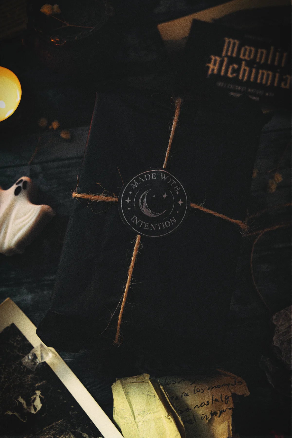 Moonlit Alchimia packaging prepared by hand